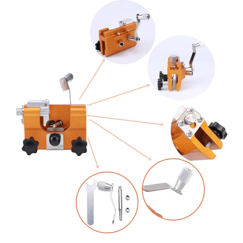 Davy | Chainsaw Chain File Guide - Durable & Precise Sharpening