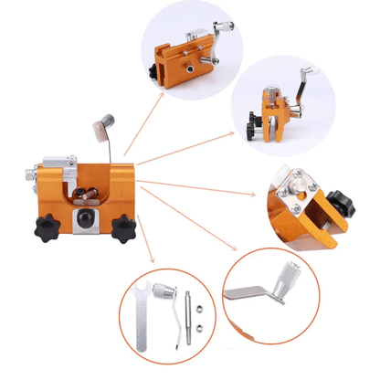 Davy | Chainsaw Chain File Guide - Durable & Precise Sharpening