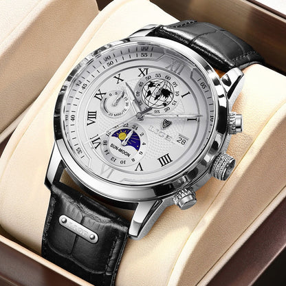 Davy | Classic Chronograph Men’s Watch | Stylish & Functional Luxury Wristwatch for Every Occasion