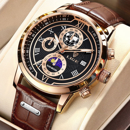 Davy | Classic Chronograph Men’s Watch | Stylish & Functional Luxury Wristwatch for Every Occasion