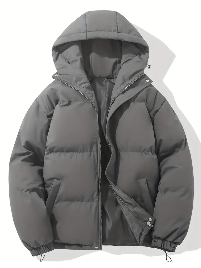 Davy | Men's Cozy Quilted Puffer Hoodie