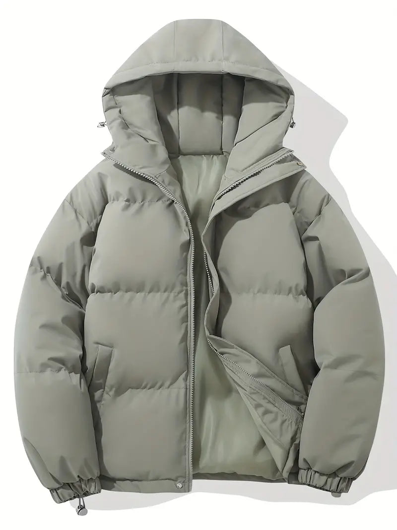Davy | Men's Cozy Quilted Puffer Hoodie