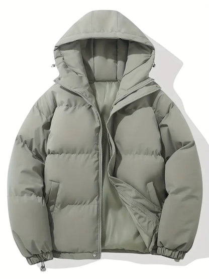 Davy | Men's Cozy Quilted Puffer Hoodie