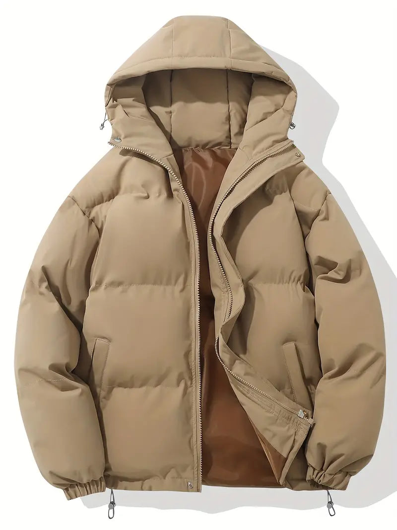 Davy | Men's Cozy Quilted Puffer Hoodie