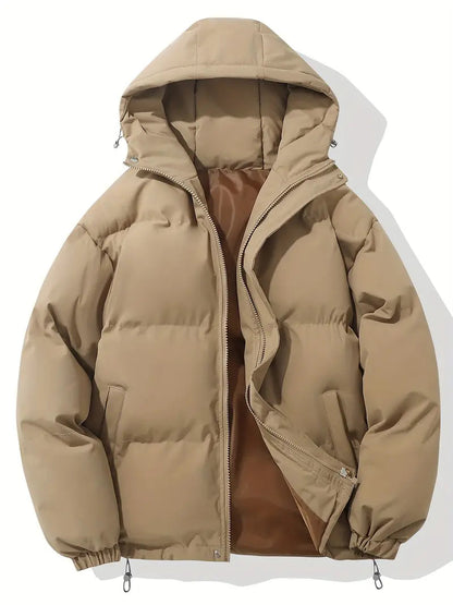 Davy | Men's Cozy Quilted Puffer Hoodie
