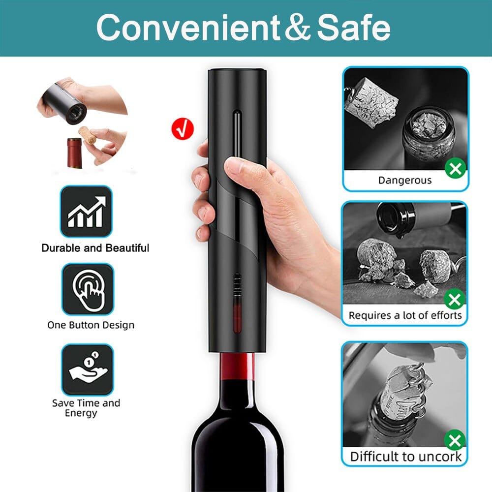 Davy |-Click Electric Wine Bottle Opener