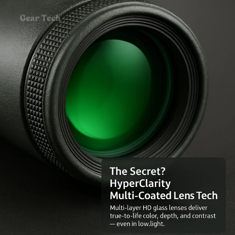 Davy | Compact 600x Ultra-Zoom Monocular | HD Lens, Lightweight & Perfect for Hiking, Birdwatching, and Sports Events