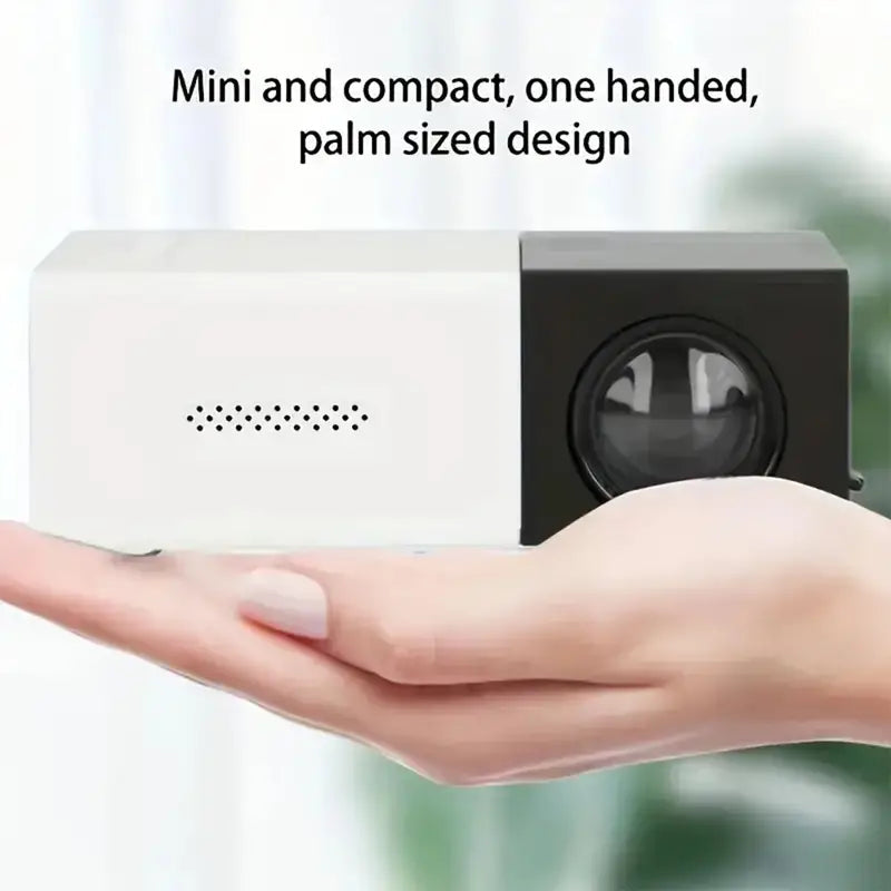 Davy | Compact LED Mini Projector with Built-in Speakers