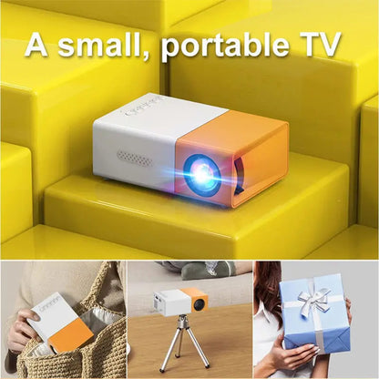 Davy | Compact LED Mini Projector with Built-in Speakers