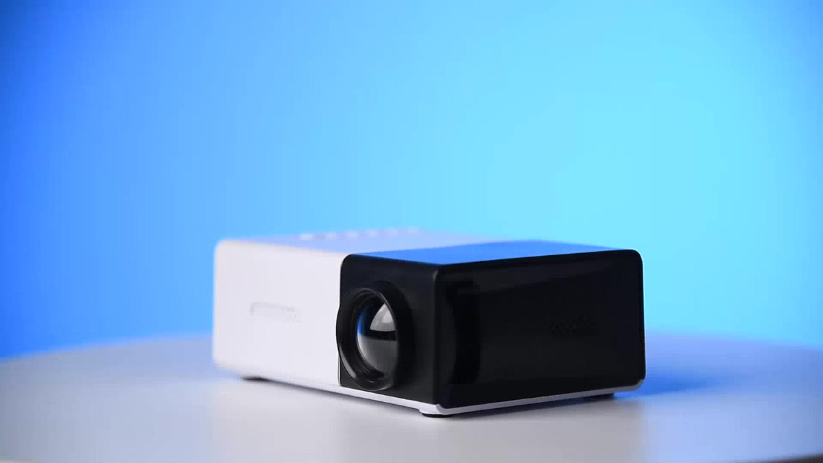 Davy | Compact LED Mini Projector with Built-in Speakers
