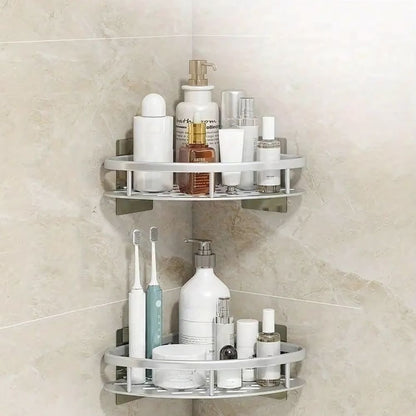 Davy | Corner Shelf with Open Design for Showers