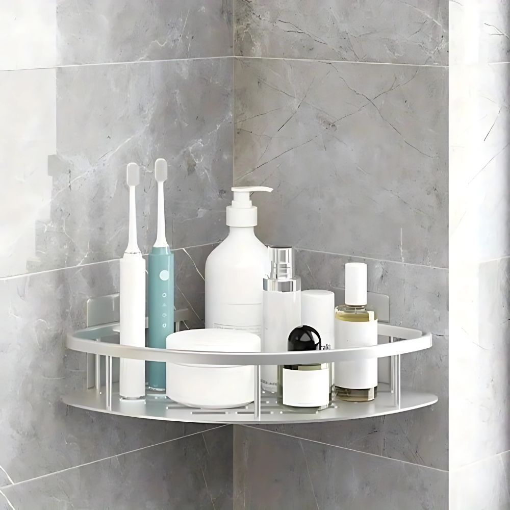 Davy | Corner Shelf with Open Design for Showers