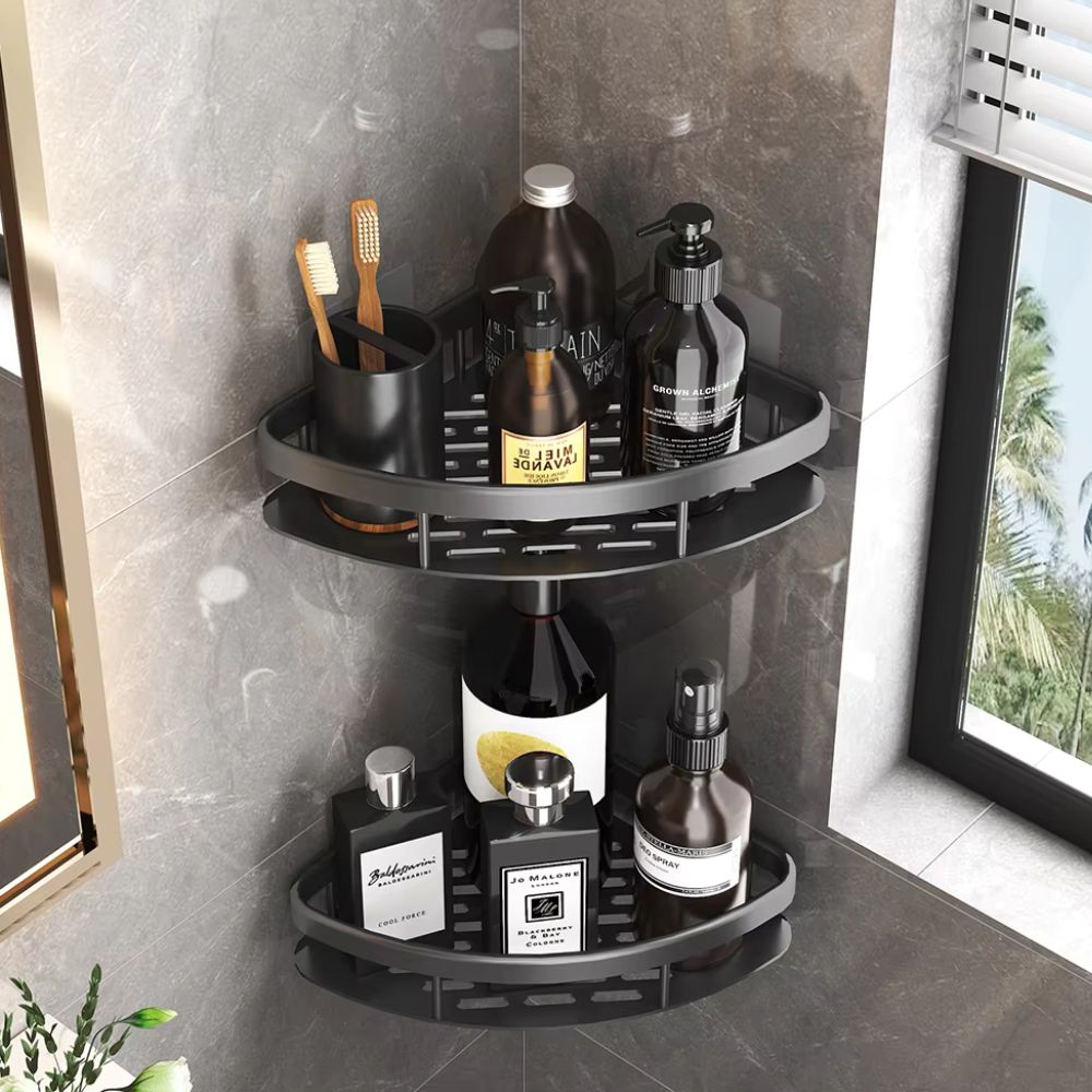 Davy | Corner Shelf with Open Design for Showers