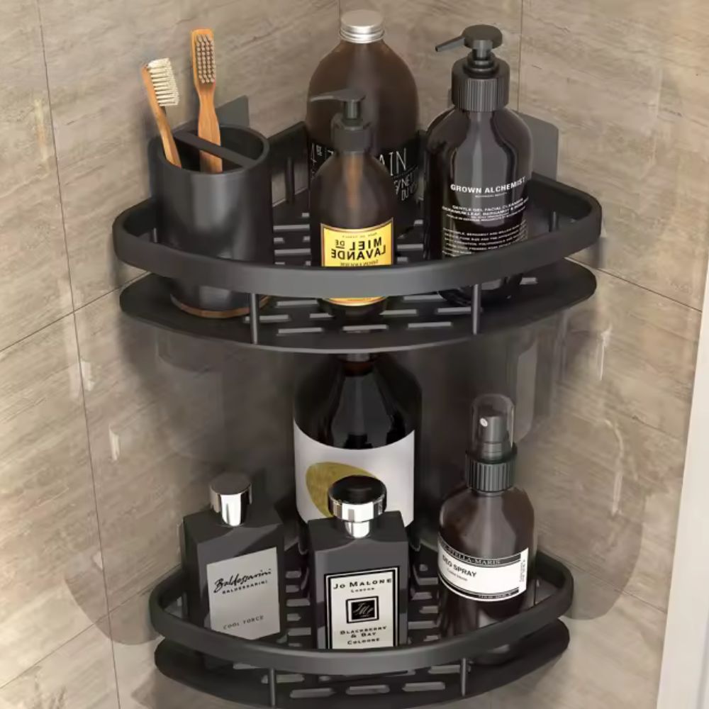 Davy | Corner Shelf with Open Design for Showers