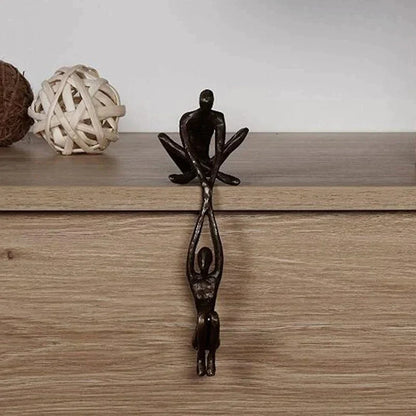 Davy | Sculpture of Embracing Figures for Home Accent