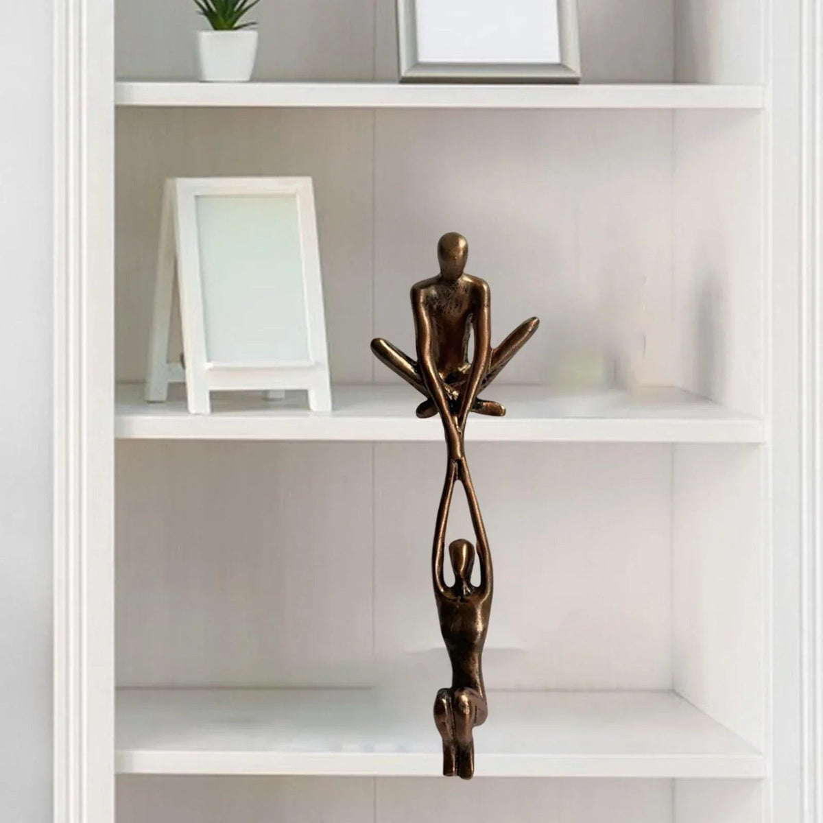 Davy | Sculpture of Embracing Figures for Home Accent