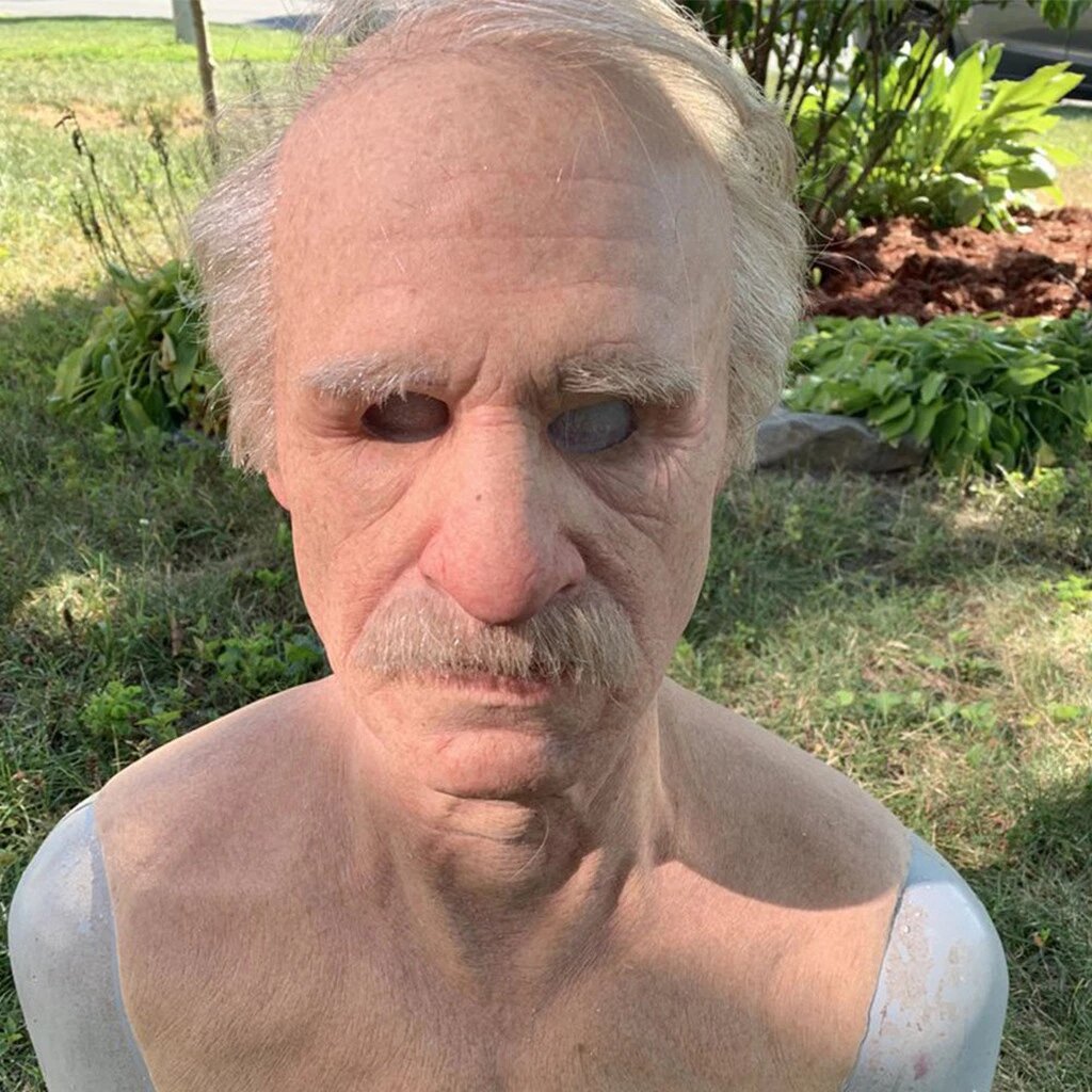 Davy | Creepy Old Man Mask – Realistic Latex Halloween Mask for Adults