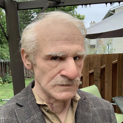Davy | Creepy Old Man Mask – Realistic Latex Halloween Mask for Adults