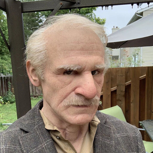 Davy | Creepy Old Man Mask – Realistic Latex Halloween Mask for Adults