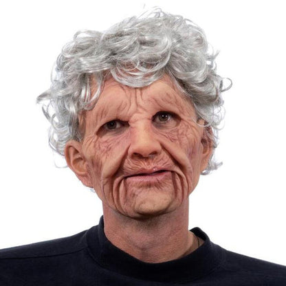 Davy | Creepy Old Man Mask – Realistic Latex Halloween Mask for Adults