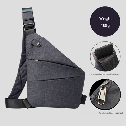 Davy | Anti-Theft Crossbody Organizer Bag with Hidden Zippers