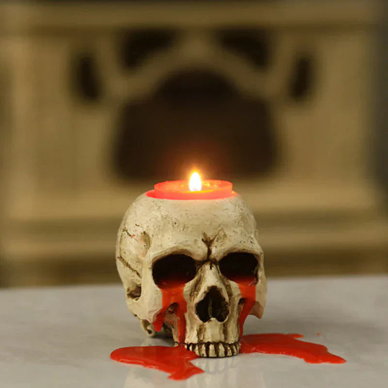 Davy | CrySkull Skull Candle Holder