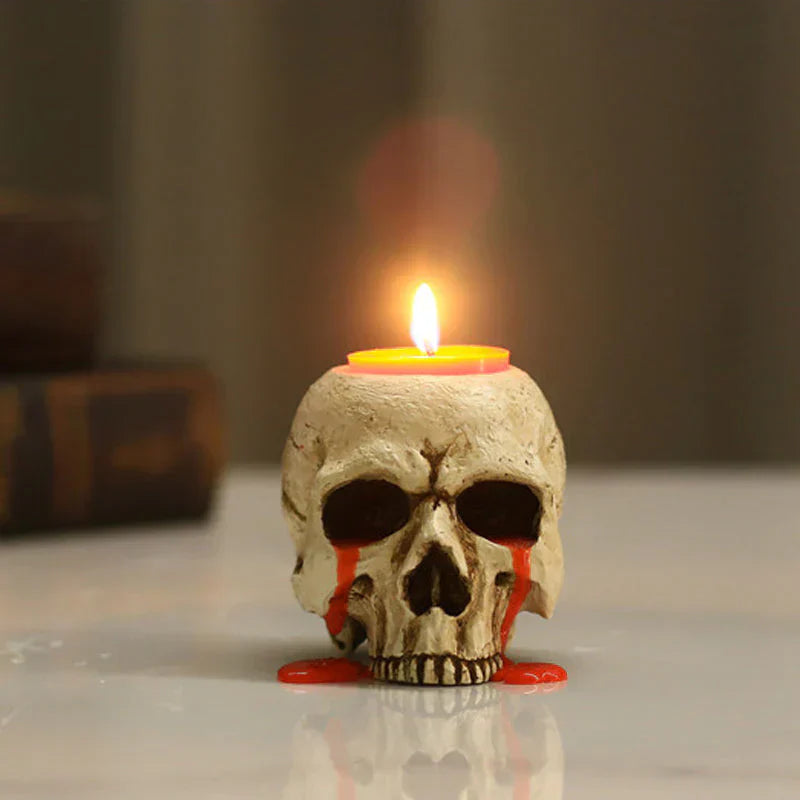 Davy | CrySkull Skull Candle Holder