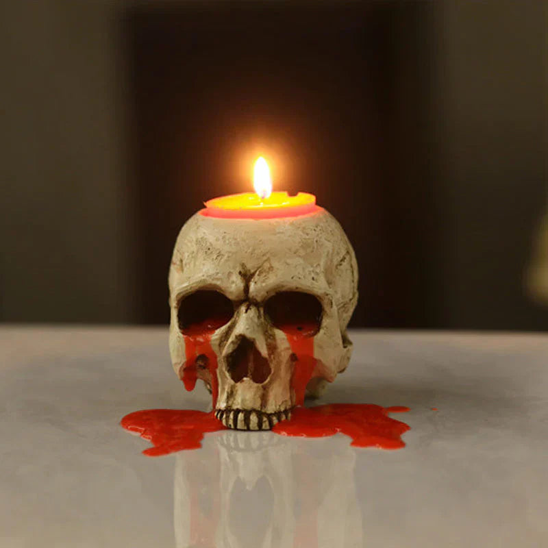 Davy | CrySkull Skull Candle Holder