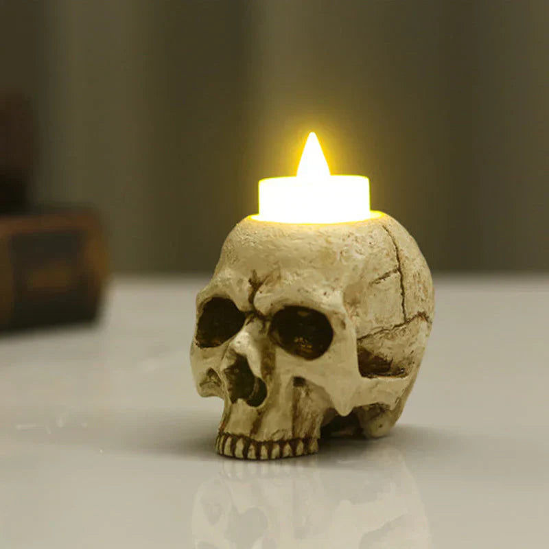 Davy | CrySkull Skull Candle Holder