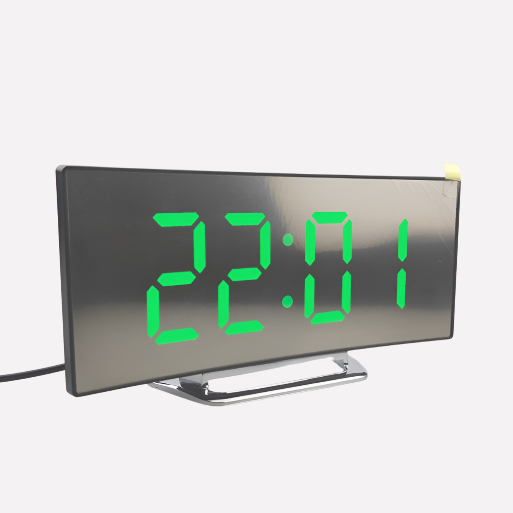 Davy | Curved LED Digital Alarm Clock
