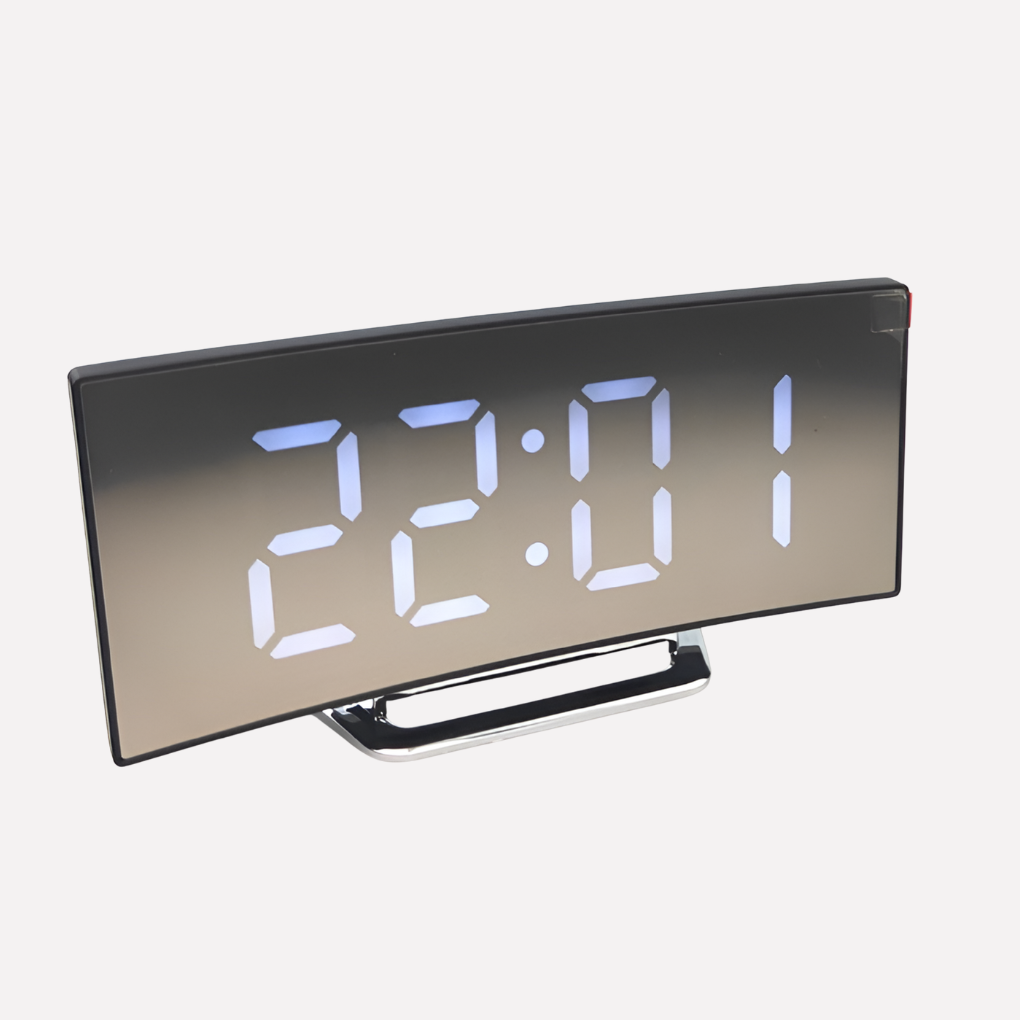 Davy | Curved LED Digital Alarm Clock