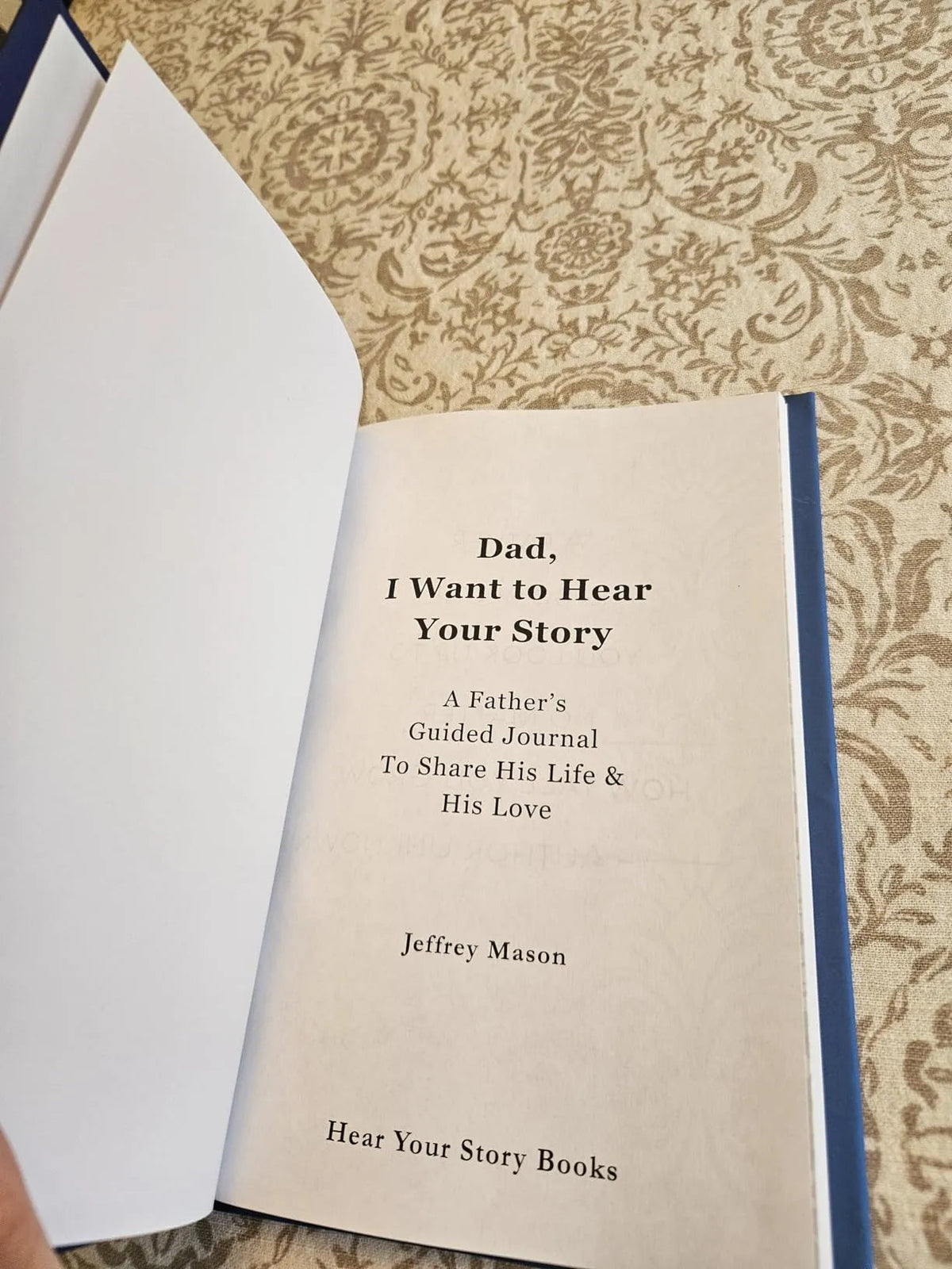 Davy | Dad, I Want to Hear Your Story | Heritage Edition Book | Over 250 Questions