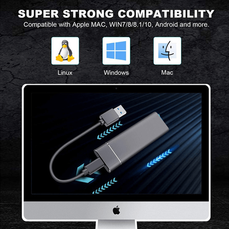 Davy | DataFlash | Portable Ultra Fast External SSD Drive