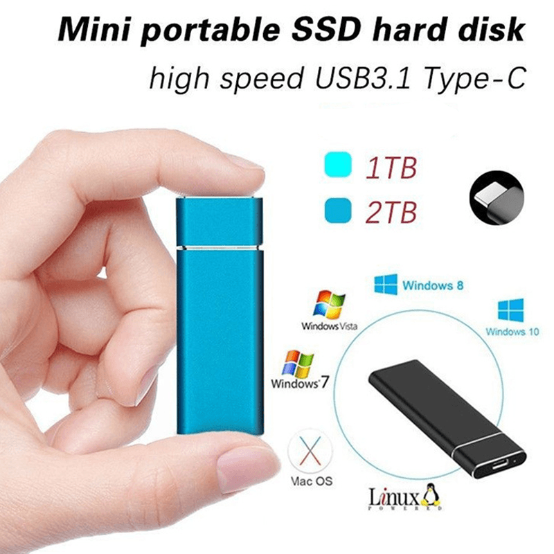 Davy | DataFlash | Portable Ultra Fast External SSD Drive