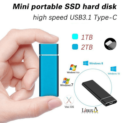 Davy | DataFlash | Portable Ultra Fast External SSD Drive