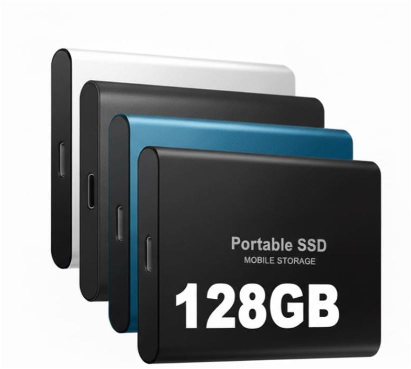 Davy | DataSprint External SSD 128GB – Fast USB-C storage up to 1050 MB/s