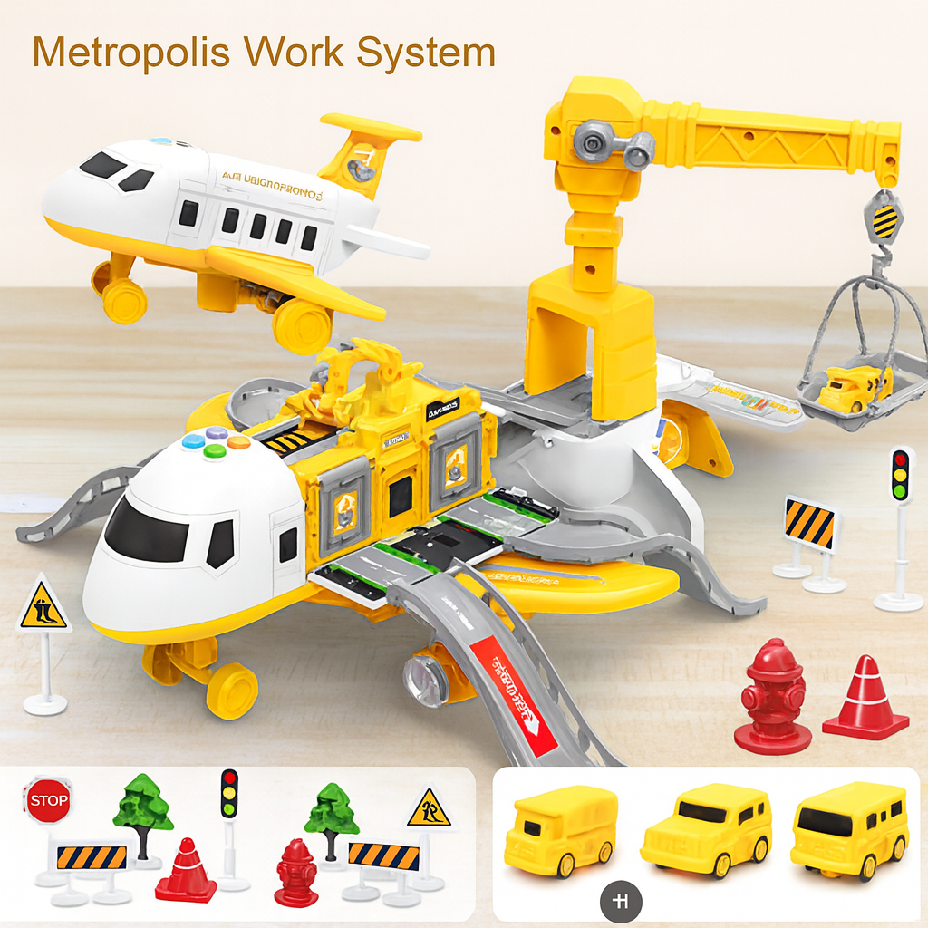 Davy | Deformable Toy Airplane with Storage Space