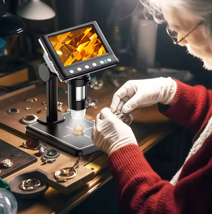 Davy | Digital Microscope with 4.3'' Screen – 1000X Magnification