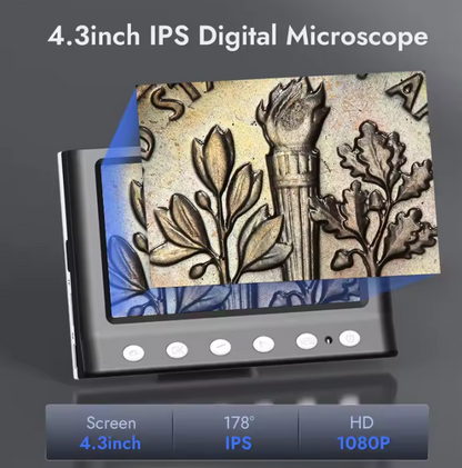 Davy | Digital Microscope with 4.3'' Screen – 1000X Magnification
