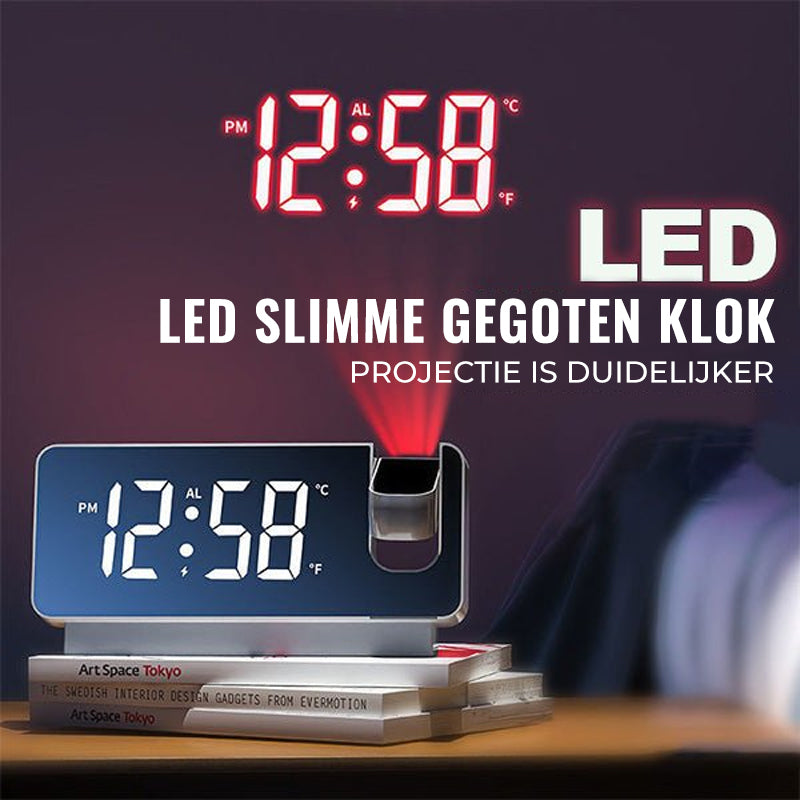 Davy | Digital Projection Alarm Clock with LED Display