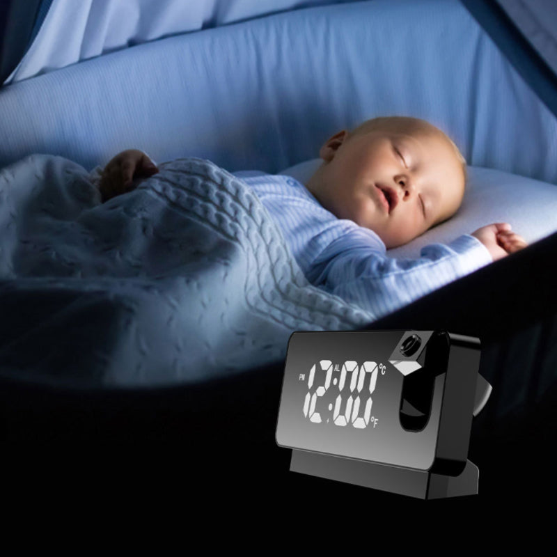 Davy | Digital Projection Alarm Clock with LED Display