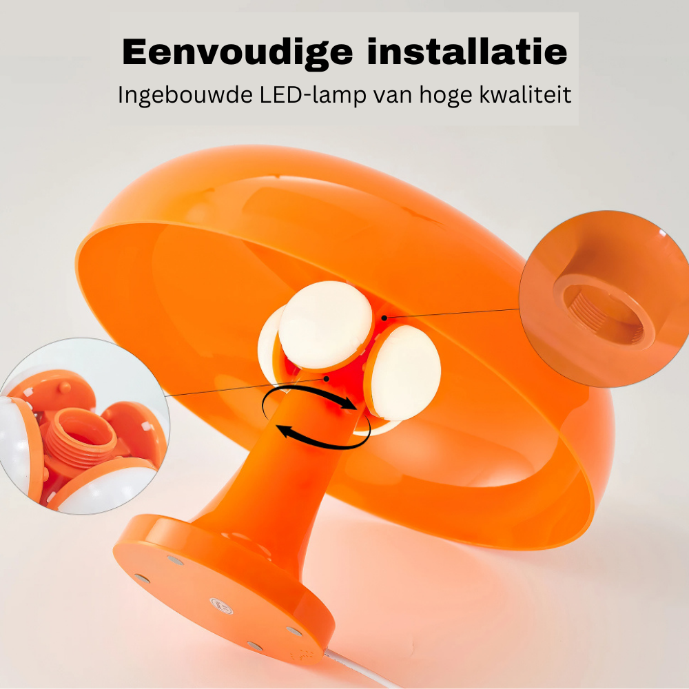 Davy | Adjustable Mushroom Lamp with USB Power