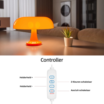 Davy | Adjustable Mushroom Lamp with USB Power