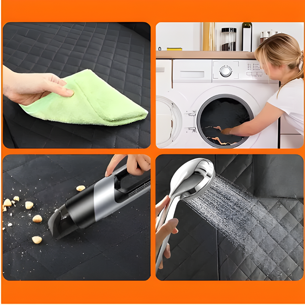 Davy | Dog Back Seat Car Extender Mat with Quilted Design