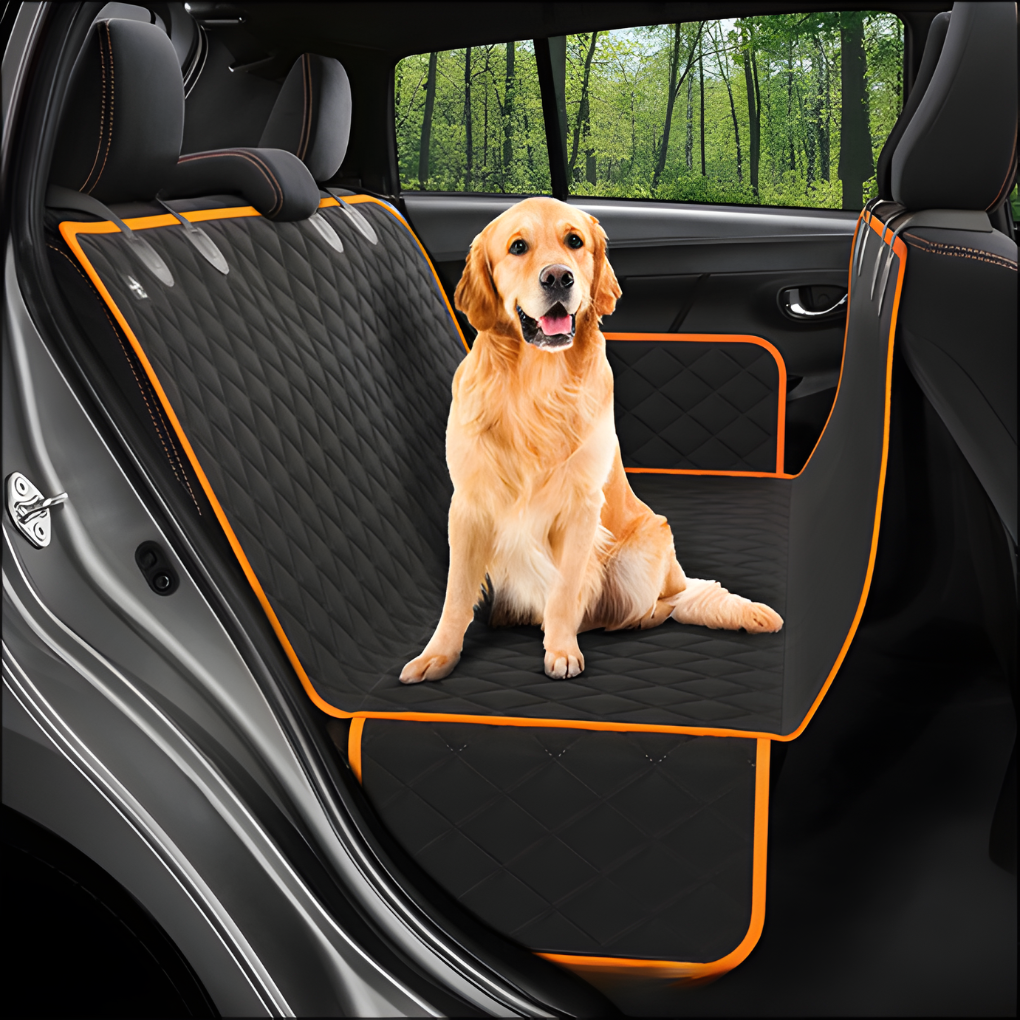 Davy | Dog Back Seat Car Extender Mat with Quilted Design