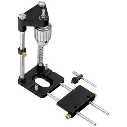 Davy | Drill Press Guide for Handheld Drills - Portable & Adjustable Woodworking Jig