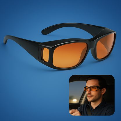 Davy | Yellow Lens Night Driving Glasses With Anti-Glare