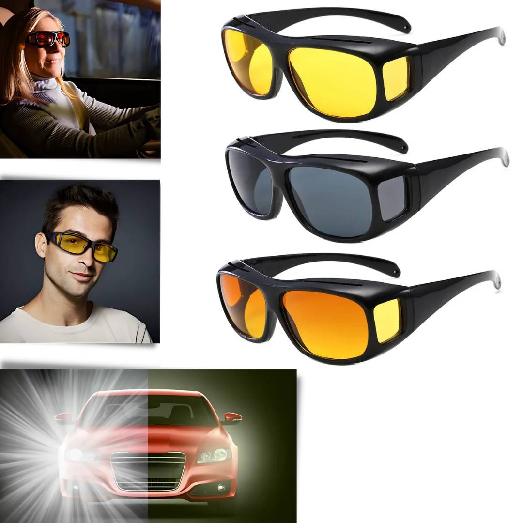 Davy | Yellow Lens Night Driving Glasses With Anti-Glare