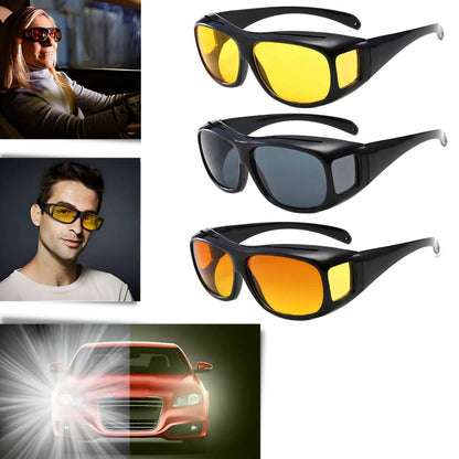 Davy | Yellow Lens Night Driving Glasses With Anti-Glare