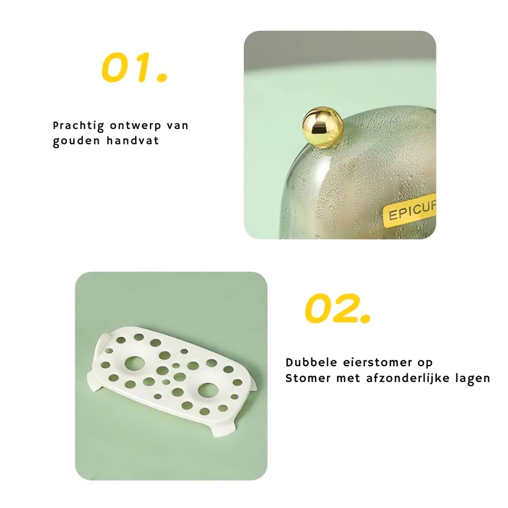 Davy | Compact Egg Steamer for Quick Breakfasts